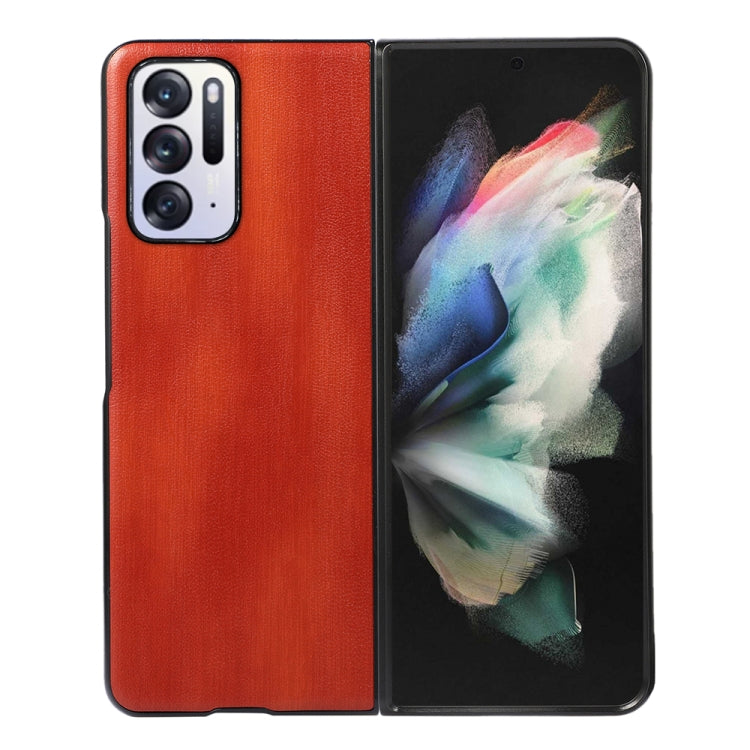 Cassa del telefono dell'unità di elaborazione di struttura della mucca gialla, For OPPO Find N