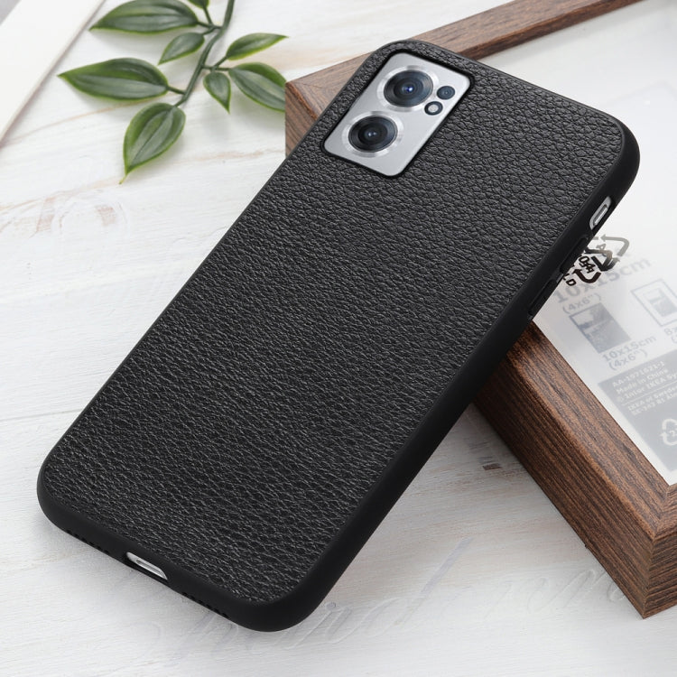 Custodia per telefono in vera pelle con texture Litchi, For OnePlus Nord CE 2 5G, For Xiaomi Redmi K40S 5G, For Xiaomi Redmi K50/K50 Pro Fine Hole Version, For Huawei nova 9 SE Fine Hole Version