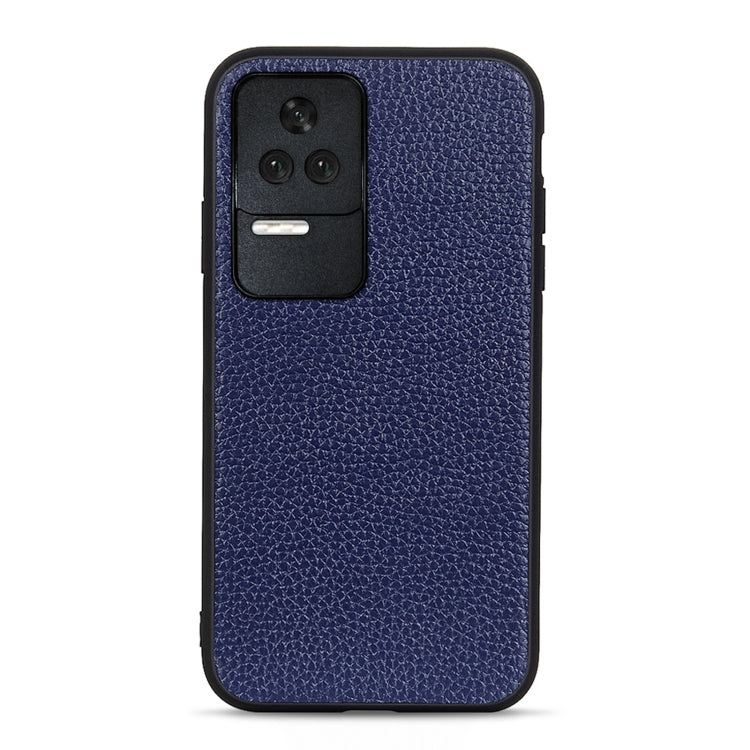 Custodia per telefono in vera pelle con texture Litchi, For OnePlus Nord CE 2 5G, For Xiaomi Redmi K40S 5G, For Xiaomi Redmi K50/K50 Pro Fine Hole Version, For Huawei nova 9 SE Fine Hole Version