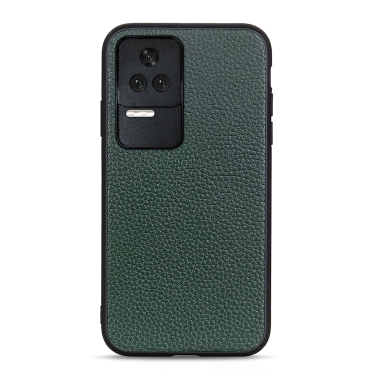 Custodia per telefono in vera pelle con texture Litchi, For OnePlus Nord CE 2 5G, For Xiaomi Redmi K40S 5G, For Xiaomi Redmi K50/K50 Pro Fine Hole Version, For Huawei nova 9 SE Fine Hole Version