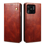 Custodia per telefono in pelle con trama di cavallo pazzo in cera d'olio, For OPPO A96 5G / Reno7 Z 5G, For Google Pixel 7 Pro 5G, For Google Pixel 7 5G, For Huawei nova 9 SE, For Xiaomi Redmi 10C, For Samsung Galaxy A23 5G