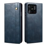 Custodia per telefono in pelle con trama di cavallo pazzo in cera d'olio, For OPPO A96 5G / Reno7 Z 5G, For Google Pixel 7 Pro 5G, For Google Pixel 7 5G, For Huawei nova 9 SE, For Xiaomi Redmi 10C, For Samsung Galaxy A23 5G