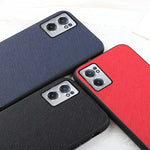 Custodia per telefono in vera pelle con trama incrociata, For OnePlus Nord CE 2 5G, For Xiaomi Redmi K40S 5G, For Xiaomi Redmi K50/K50 Pro Fine Hole Version, For Huawei nova 9 SE Fine Hole Version