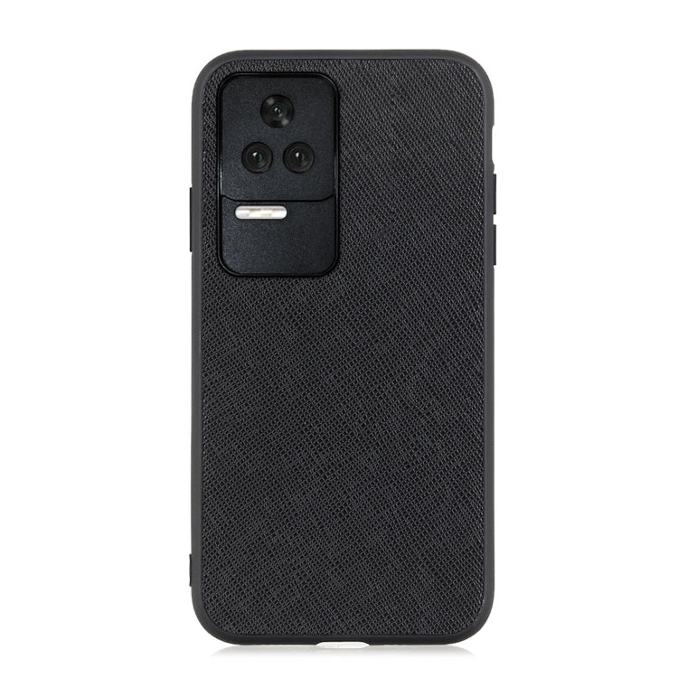 Custodia per telefono in vera pelle con trama incrociata, For OnePlus Nord CE 2 5G, For Xiaomi Redmi K40S 5G, For Xiaomi Redmi K50/K50 Pro Fine Hole Version, For Huawei nova 9 SE Fine Hole Version