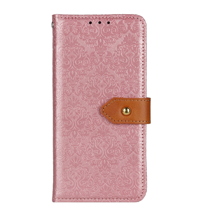 Custodia per telefono in pelle goffrata floreale europea, For Xiaomi Poco M4 Pro 4G