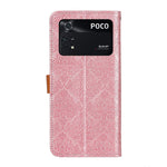 Custodia per telefono in pelle goffrata floreale europea, For Xiaomi Poco M4 Pro 4G