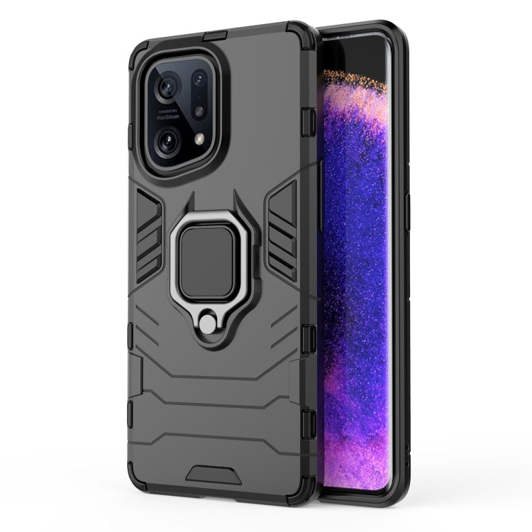 Custodia protettiva antiurto per PC + TPU con supporto per anello magnetico, For OPPO Find X5, For Realme C35