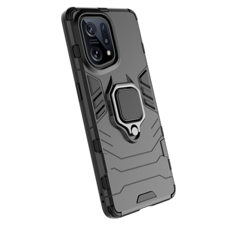 Custodia protettiva antiurto per PC + TPU con supporto per anello magnetico, For OPPO Find X5, For Realme C35