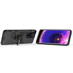 Custodia protettiva antiurto per PC + TPU con supporto per anello magnetico, For OPPO Find X5, For Realme C35