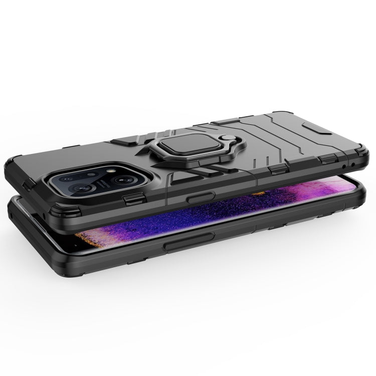 Custodia protettiva antiurto per PC + TPU con supporto per anello magnetico, For OPPO Find X5, For Realme C35