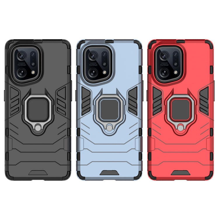 Custodia protettiva antiurto per PC + TPU con supporto per anello magnetico, For OPPO Find X5, For Realme C35