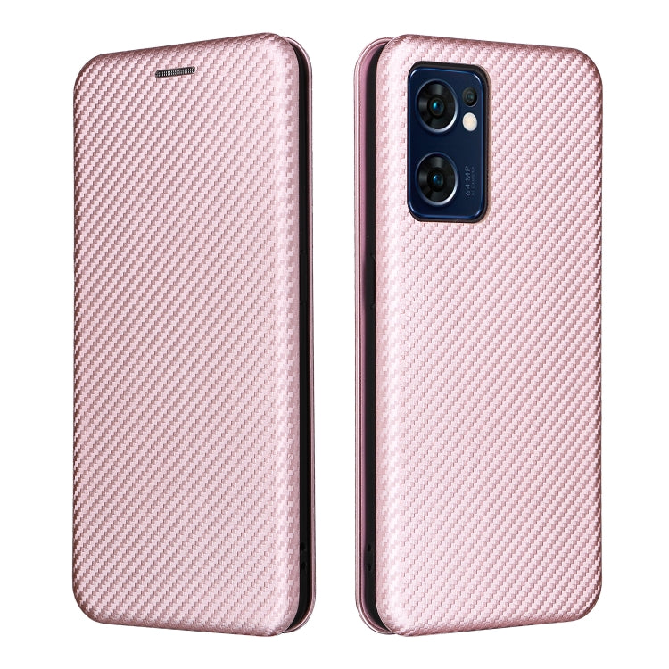 Custodia per telefono in pelle magnetica con trama in fibra di carbonio, For OPPO Find X5 Lite, For OPPO Realme 9 Pro, For Xiaomi Redmi Note 11 4G / Note 11S 4G, For Nokia G11 / G21