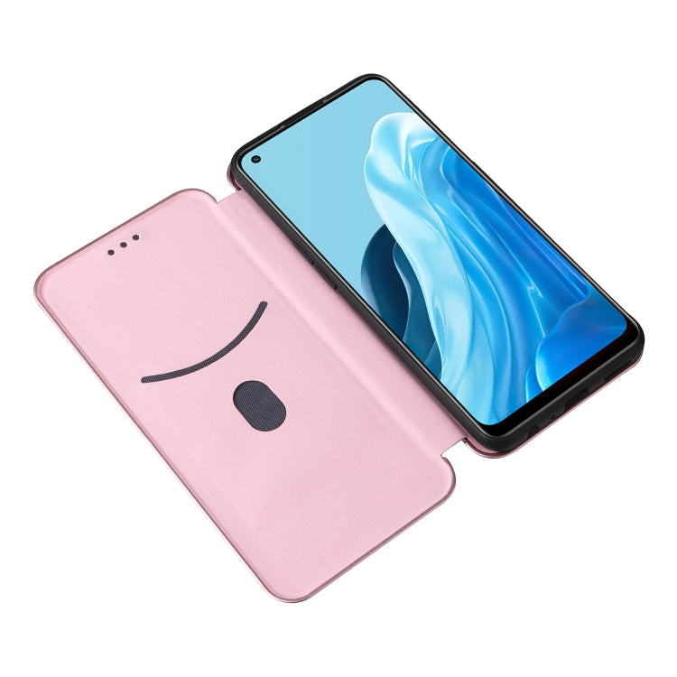 Custodia per telefono in pelle magnetica con trama in fibra di carbonio, For OPPO Find X5 Lite, For OPPO Realme 9 Pro, For Xiaomi Redmi Note 11 4G / Note 11S 4G, For Nokia G11 / G21