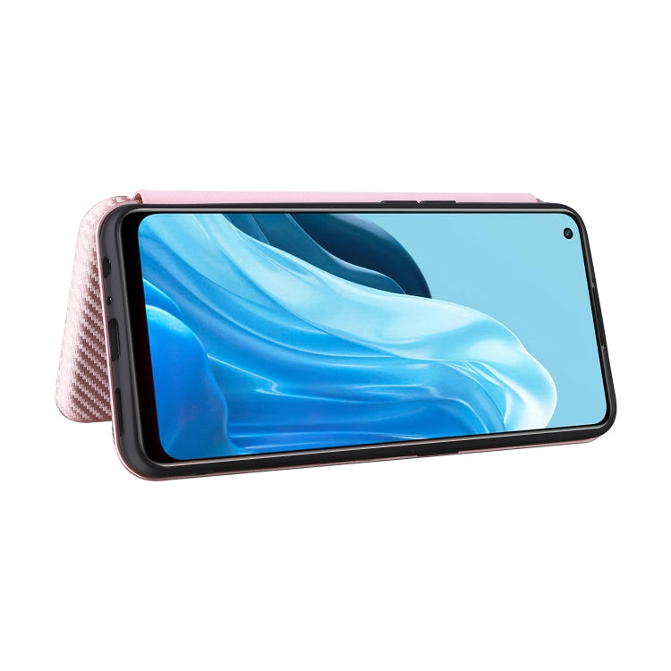 Custodia per telefono in pelle magnetica con trama in fibra di carbonio, For OPPO Find X5 Lite, For OPPO Realme 9 Pro, For Xiaomi Redmi Note 11 4G / Note 11S 4G, For Nokia G11 / G21