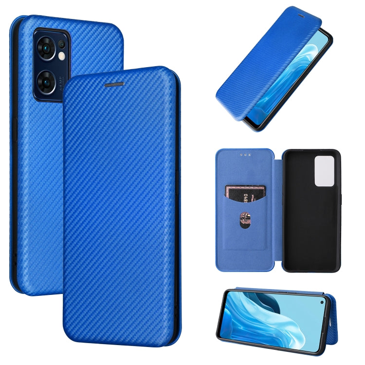 Custodia per telefono in pelle magnetica con trama in fibra di carbonio, For OPPO Find X5 Lite, For OPPO Realme 9 Pro, For Xiaomi Redmi Note 11 4G / Note 11S 4G, For Nokia G11 / G21