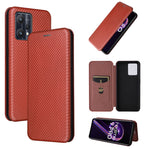 Custodia per telefono in pelle magnetica con trama in fibra di carbonio, For OPPO Find X5 Lite, For OPPO Realme 9 Pro, For Xiaomi Redmi Note 11 4G / Note 11S 4G, For Nokia G11 / G21