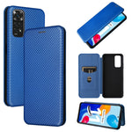 Custodia per telefono in pelle magnetica con trama in fibra di carbonio, For OPPO Find X5 Lite, For OPPO Realme 9 Pro, For Xiaomi Redmi Note 11 4G / Note 11S 4G, For Nokia G11 / G21