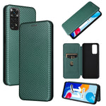 Custodia per telefono in pelle magnetica con trama in fibra di carbonio, For OPPO Find X5 Lite, For OPPO Realme 9 Pro, For Xiaomi Redmi Note 11 4G / Note 11S 4G, For Nokia G11 / G21