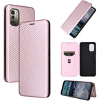 Custodia per telefono in pelle magnetica con trama in fibra di carbonio, For OPPO Find X5 Lite, For OPPO Realme 9 Pro, For Xiaomi Redmi Note 11 4G / Note 11S 4G, For Nokia G11 / G21