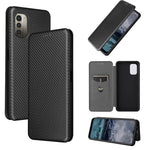 Custodia per telefono in pelle magnetica con trama in fibra di carbonio, For OPPO Find X5 Lite, For OPPO Realme 9 Pro, For Xiaomi Redmi Note 11 4G / Note 11S 4G, For Nokia G11 / G21