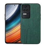 Custodia per telefono in PU con struttura in legno, For Xiaomi Redmi K40S 5G, For Xiaomi Redmi K50 / K50 Pro 5G, For Xiaomi Redmi Note 11 4G / Note 11S, For Xiaomi 12 Pro, For Xiaomi 12 / 12X