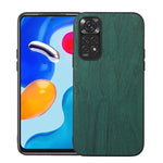 Custodia per telefono in PU con struttura in legno, For Xiaomi Redmi K40S 5G, For Xiaomi Redmi K50 / K50 Pro 5G, For Xiaomi Redmi Note 11 4G / Note 11S, For Xiaomi 12 Pro, For Xiaomi 12 / 12X