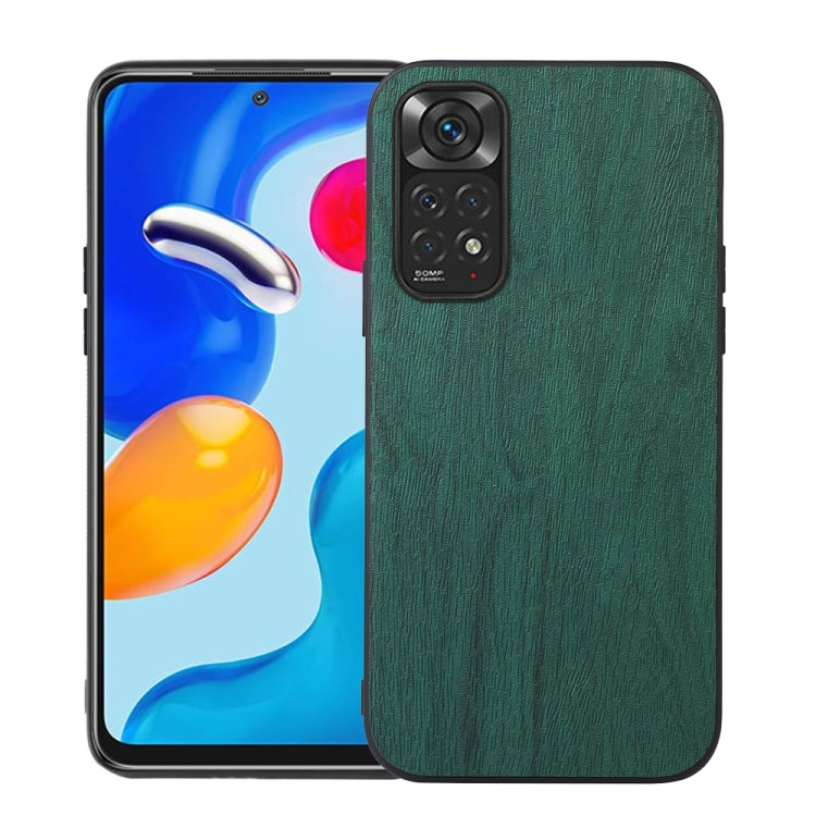 Custodia per telefono in PU con struttura in legno, For Xiaomi Redmi K40S 5G, For Xiaomi Redmi K50 / K50 Pro 5G, For Xiaomi Redmi Note 11 4G / Note 11S, For Xiaomi 12 Pro, For Xiaomi 12 / 12X