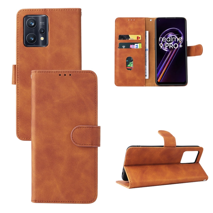 Custodia per telefono in pelle con texture in pelle di vitello con fibbia magnetica, For OPPO Realme 9 Pro+, For OPPO Realme 9 Pro, For Motorola Edge X30, For Ulefone Armor 8