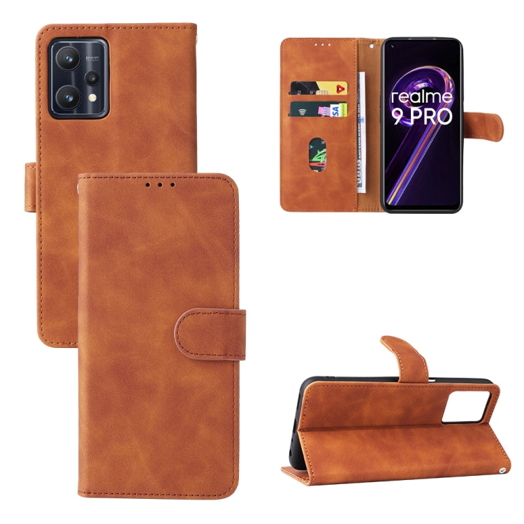 Custodia per telefono in pelle con texture in pelle di vitello con fibbia magnetica, For OPPO Realme 9 Pro+, For OPPO Realme 9 Pro, For Motorola Edge X30, For Ulefone Armor 8