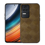 Custodia per telefono in PU scozzese intrecciata, For Xiaomi Redmi K40S 5G, For Xiaomi Redmi K50 / K50 Pro 5G, For Xiaomi Redmi Note 11 4G / Note 11S, For Xiaomi Mi Mix Fold