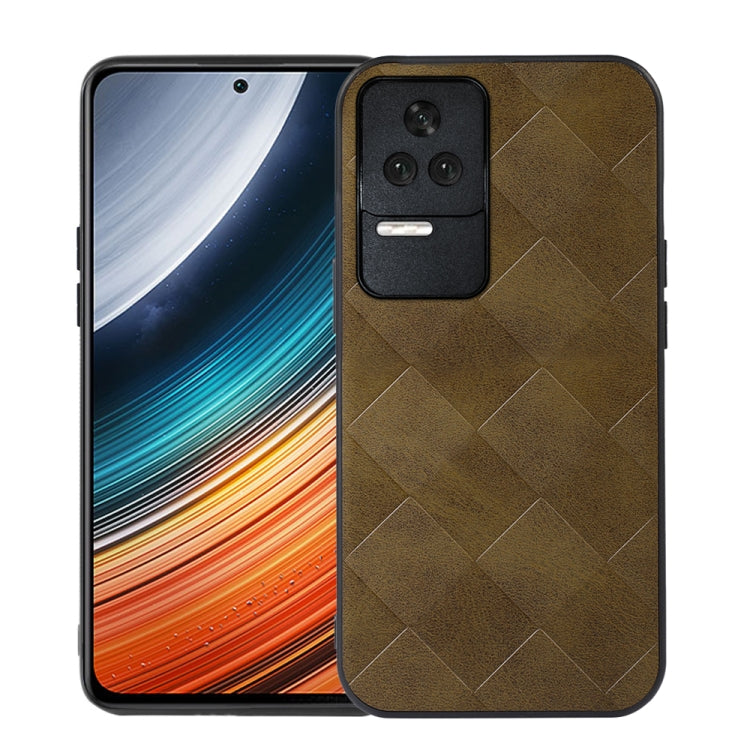 Custodia per telefono in PU scozzese intrecciata, For Xiaomi Redmi K40S 5G, For Xiaomi Redmi K50 / K50 Pro 5G, For Xiaomi Redmi Note 11 4G / Note 11S, For Xiaomi Mi Mix Fold