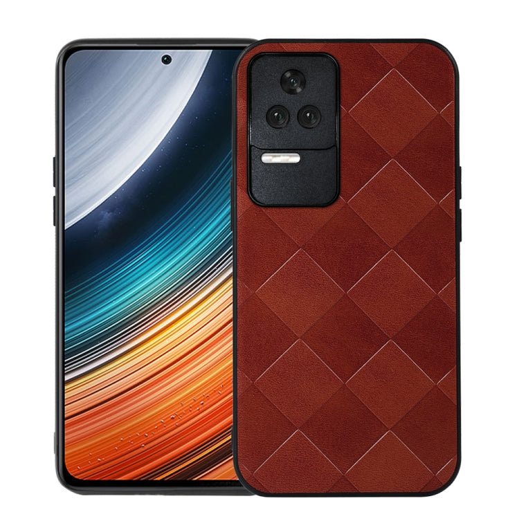 Custodia per telefono in PU scozzese intrecciata, For Xiaomi Redmi K40S 5G, For Xiaomi Redmi K50 / K50 Pro 5G, For Xiaomi Redmi Note 11 4G / Note 11S, For Xiaomi Mi Mix Fold