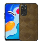 Custodia per telefono in PU scozzese intrecciata, For Xiaomi Redmi K40S 5G, For Xiaomi Redmi K50 / K50 Pro 5G, For Xiaomi Redmi Note 11 4G / Note 11S, For Xiaomi Mi Mix Fold