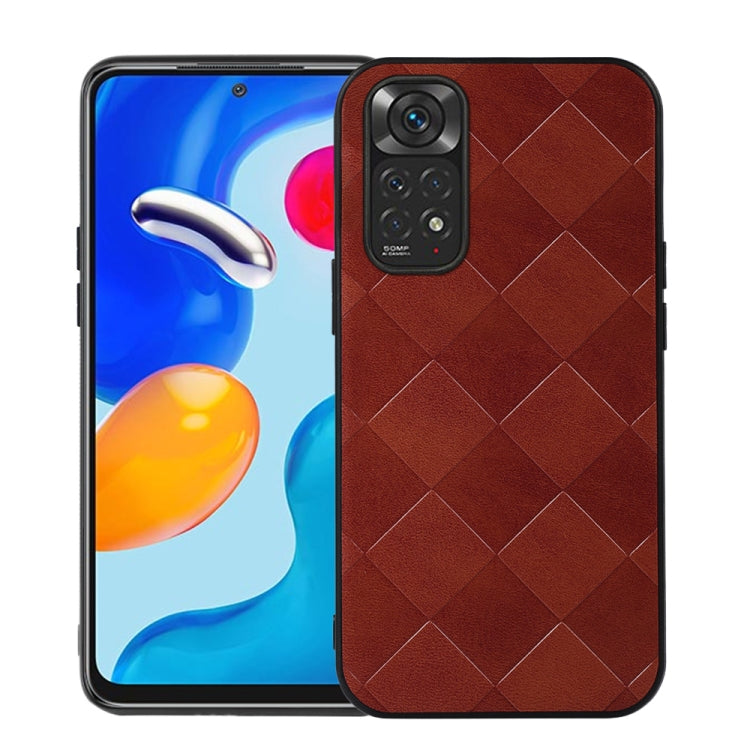 Custodia per telefono in PU scozzese intrecciata, For Xiaomi Redmi K40S 5G, For Xiaomi Redmi K50 / K50 Pro 5G, For Xiaomi Redmi Note 11 4G / Note 11S, For Xiaomi Mi Mix Fold