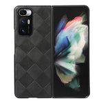 Custodia per telefono in PU scozzese intrecciata, For Xiaomi Redmi K40S 5G, For Xiaomi Redmi K50 / K50 Pro 5G, For Xiaomi Redmi Note 11 4G / Note 11S, For Xiaomi Mi Mix Fold