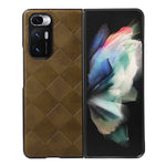Custodia per telefono in PU scozzese intrecciata, For Xiaomi Redmi K40S 5G, For Xiaomi Redmi K50 / K50 Pro 5G, For Xiaomi Redmi Note 11 4G / Note 11S, For Xiaomi Mi Mix Fold