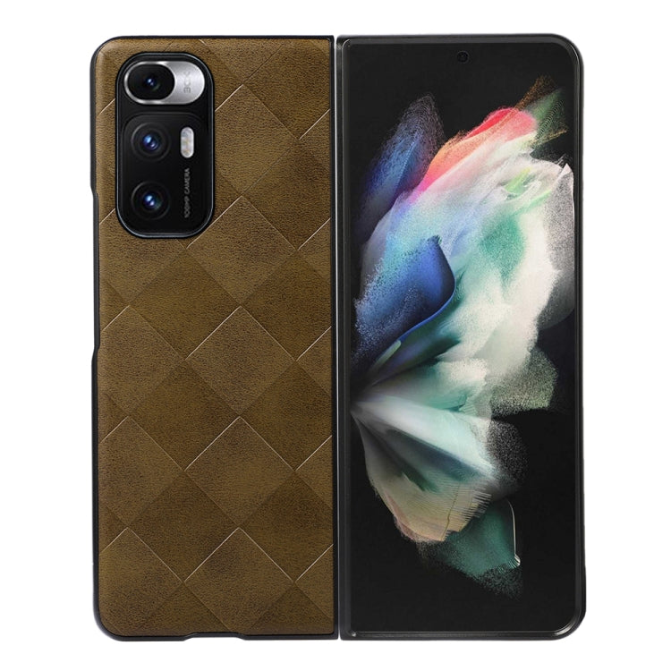 Custodia per telefono in PU scozzese intrecciata, For Xiaomi Redmi K40S 5G, For Xiaomi Redmi K50 / K50 Pro 5G, For Xiaomi Redmi Note 11 4G / Note 11S, For Xiaomi Mi Mix Fold