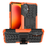 Custodia per telefono in TPU + PC antiurto con trama di pneumatici con supporto, For OnePlus Nord N20 5G, For Samsung Galaxy A73 5G, For Samsung Galaxy A23