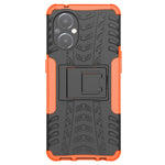 Custodia per telefono in TPU + PC antiurto con trama di pneumatici con supporto, For OnePlus Nord N20 5G, For Samsung Galaxy A73 5G, For Samsung Galaxy A23