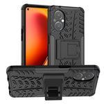 Custodia per telefono in TPU + PC antiurto con trama di pneumatici con supporto, For OnePlus Nord N20 5G, For Samsung Galaxy A73 5G, For Samsung Galaxy A23