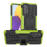 Custodia per telefono in TPU + PC antiurto con trama di pneumatici con supporto, For OnePlus Nord N20 5G, For Samsung Galaxy A73 5G, For Samsung Galaxy A23