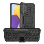 Custodia per telefono in TPU + PC antiurto con trama di pneumatici con supporto, For OnePlus Nord N20 5G, For Samsung Galaxy A73 5G, For Samsung Galaxy A23
