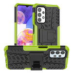 Custodia per telefono in TPU + PC antiurto con trama di pneumatici con supporto, For OnePlus Nord N20 5G, For Samsung Galaxy A73 5G, For Samsung Galaxy A23