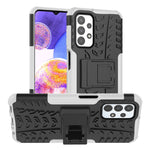 Custodia per telefono in TPU + PC antiurto con trama di pneumatici con supporto, For OnePlus Nord N20 5G, For Samsung Galaxy A73 5G, For Samsung Galaxy A23