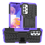 Custodia per telefono in TPU + PC antiurto con trama di pneumatici con supporto, For OnePlus Nord N20 5G, For Samsung Galaxy A73 5G, For Samsung Galaxy A23