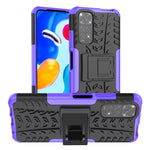 Custodia per telefono in TPU + PC antiurto con trama di pneumatici con supporto, For Xiaomi Redmi Note 11S 4G International Version, For Xiaomi Redmi Note 11 Pro 5G International Version