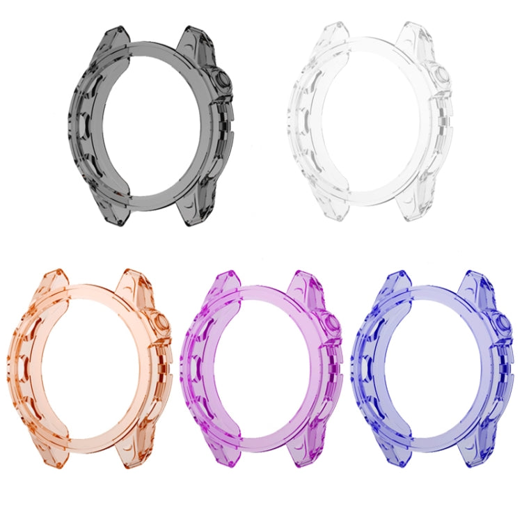 Custodia per orologio color caramello a mezza confezione in TPU, For Garmin Fenix 7
