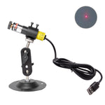 Luce di posizionamento laser con alimentazione USB con supporto, 100wm Dot, 100wm Line, 100wm Cross, 200wm Dot, 200wm Line, 200wm Cross