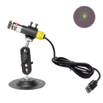 Luce di posizionamento laser con alimentazione USB con supporto, 100wm Dot, 100wm Line, 100wm Cross, 200wm Dot, 200wm Line, 200wm Cross