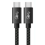 PD 100 W USB-C/Tipo-C a USB-C/Tipo-C Thunderbolt 4 Cavo dati con funzionalità complete, 0.5m, 1m, 1.5m, 2m